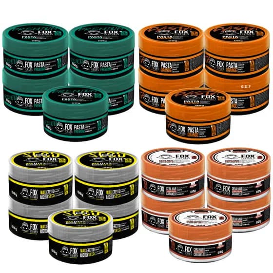 Pasta Modeladora 80g Fox For Men Caixa Com 20 Unidades