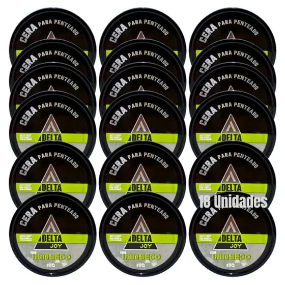 Pomada Cera Modeladora Efeito Seco 80g Delta Joy Cabelo Masculino