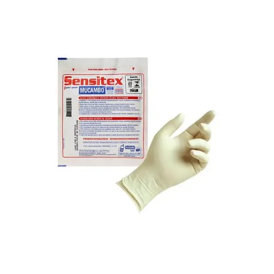 Kit 10 Pares de Luva Estéril 7,0 - Mucambo Sensitex