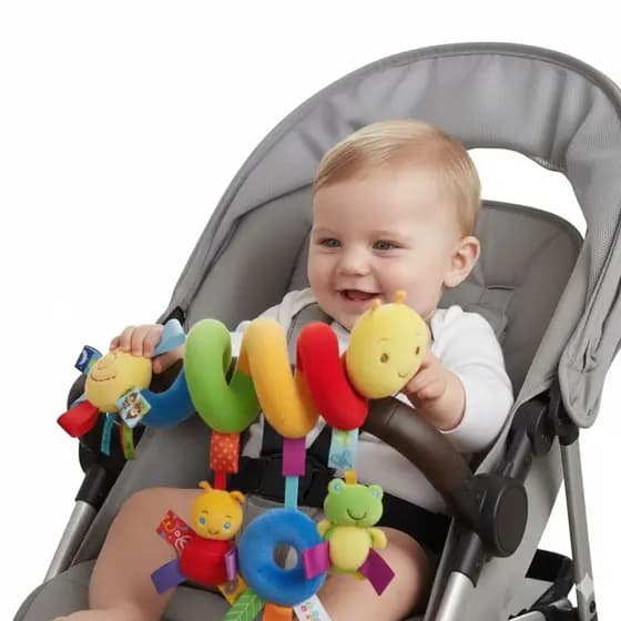 Móbile Centopeia / Multiuso Carrinho e Berço / Pelúcia / Sensorial