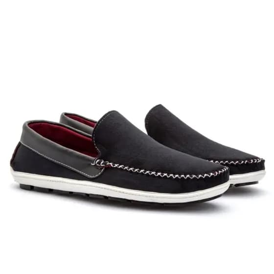 Sapatilha Drive mocassim casual masculino sola borracha bi color cores