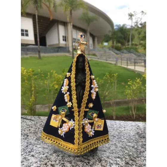 Manto Nossa Senhora Aparecida 15cm