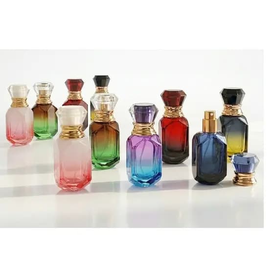 Frasco 30 ml Porta Perfume MODELO DIAMANTE de Vidro – Spray Recarregável