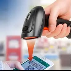 Leitor de Código de Barras USB 1D Profissional | Scanner Manual com Fio Plug & Play | Alta Velocidade e Precisão