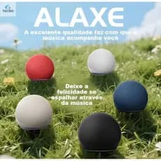 Caixa de Som Bluetooth 5W com LED Colorido Portátil Compatível com Alexa Rádio FM e USB