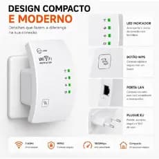 Repetidor de Sinal WiFi 300Mbps