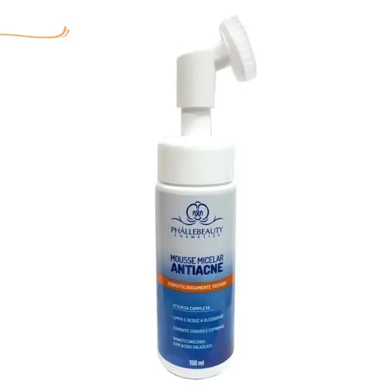 Mousse Micelar Antiacne Phallebeauty Limpeza Facial 150 ml