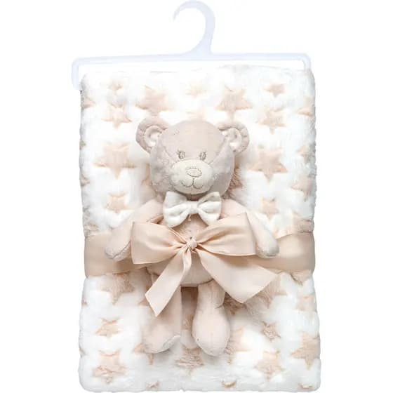 Cobertor Buba Ursinho Soninho Para Bebê Confortável