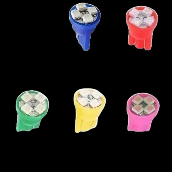 10 Unidades Lâmpada Led para Painel Moto