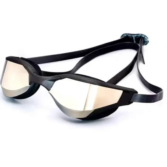oculos natacao profissional competicao lente angular espelhada confortavel ponte nasal ajustavel Leader Speed pro