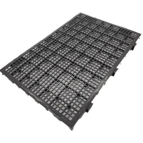 Estrado plástico 40x60x3 Preto Resistente e Modular Encaixavel