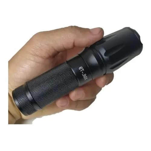 Lanterna Tática Militar T9 Led Recarregável Zoom 12000x