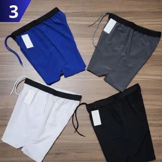 Shorts Masculino Tactel Academia Treino Esportivo Verão Praia