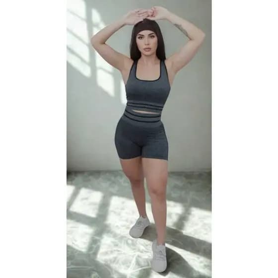 Conjunto Academia - Fitness - legging - Conjunto Para Treino - Conjunto Feminino