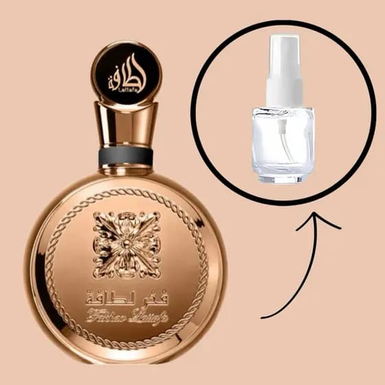 Perfume Arabe Fakhar Gold Extrait Lattafa - Perfume Árabe Compartilhavel 5Ml