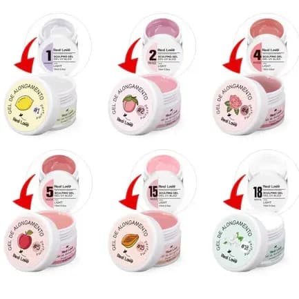 Gel de Alongamento para Unhas Aromatizados Linha Light 15ml - Real Love