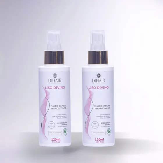 Protetor Térmico Para Cabelo Em Spray Liso Divino 2 Und