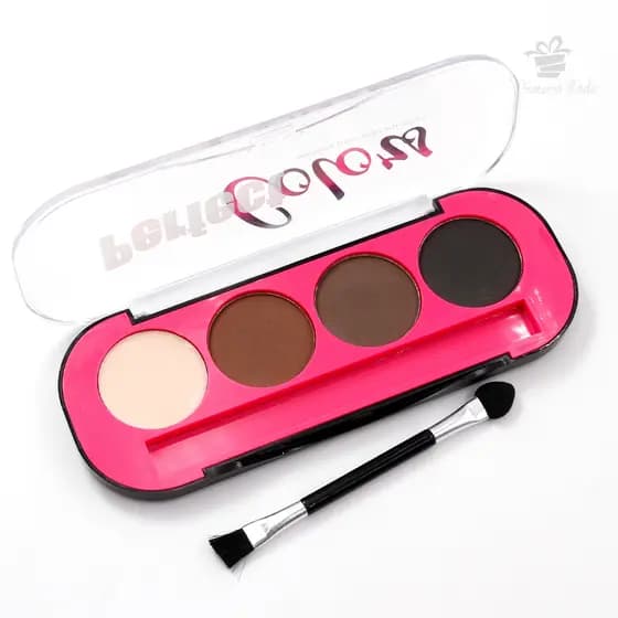 Paleta de Sombra para Sobrancelhas - Perfect Colors - Vivai
