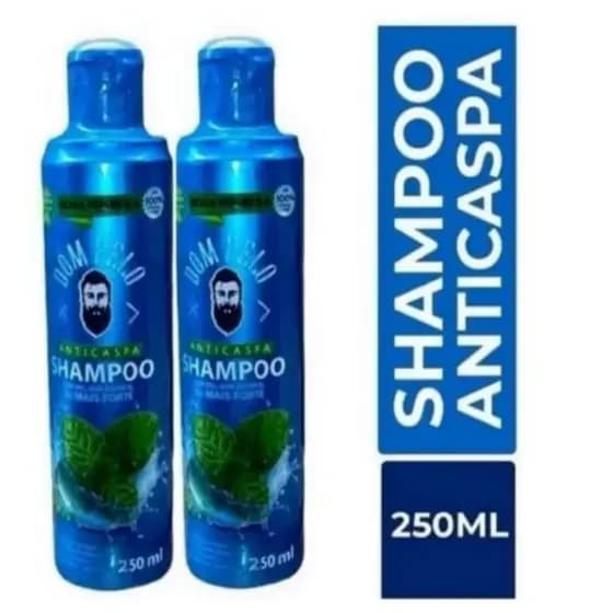 kit 2 Shampoo Anti Caspa Dom Pelo