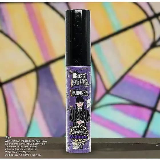 Máscara Volume Wesnesday Wandinha Safira Cosméticos