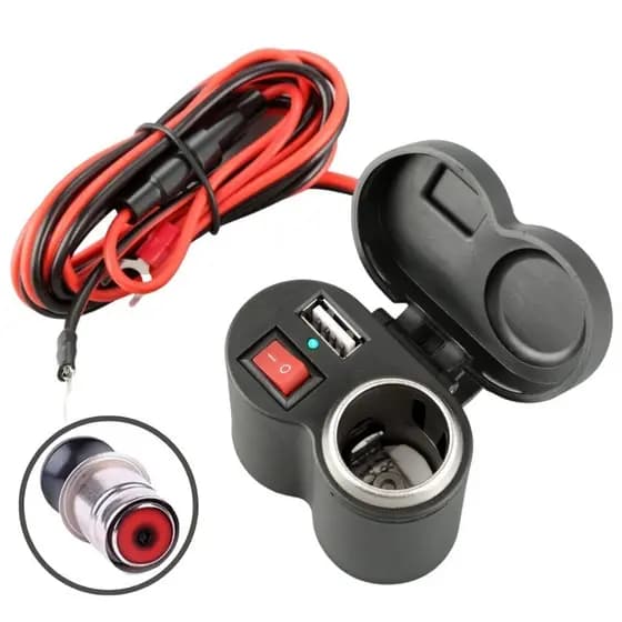 Carregador De Celular Usb Turbo Para Motos Fang .- Makeupnails-.