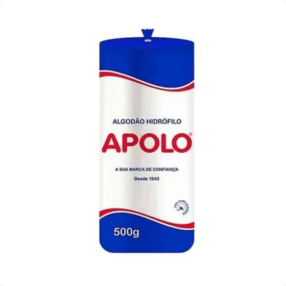 Algodão Apolo Puro e Macio Rolo 500gr