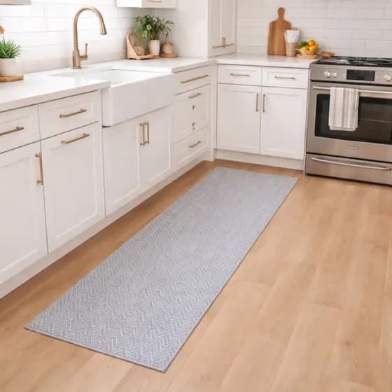Tapete Passadeira 100% Algodão 2,00mx0,65cm Beira de Cama, Cozinha e Corredor