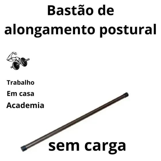 Bastão de Alongamento 1metro yoga Pilates Fisioterapia saúde