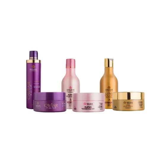 Cronograma Capilar Home Care Completo Shampoo e Máscara