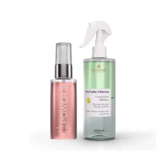 Kit Finalizador Oleo Pwer Shine + Bifasico Nutrição Intensa