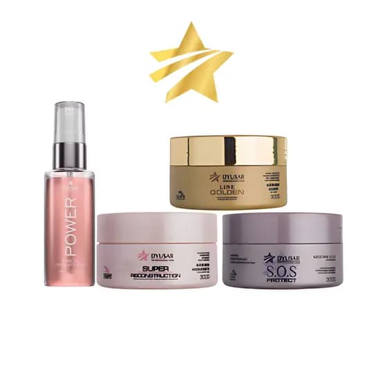 KIT CRONOGRAMA CAPILAR COMPLETO + ÓLEO POWER DE ARGAN