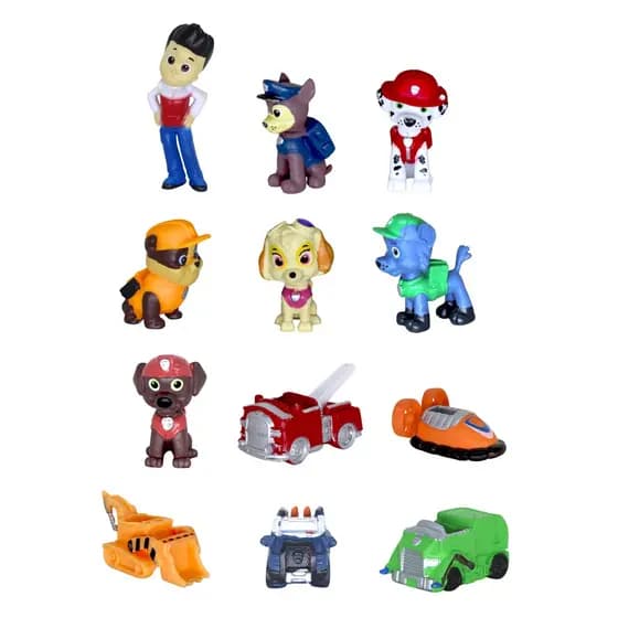 boneco carro veiculo patrulha canina brinquedo kit 12 pçs