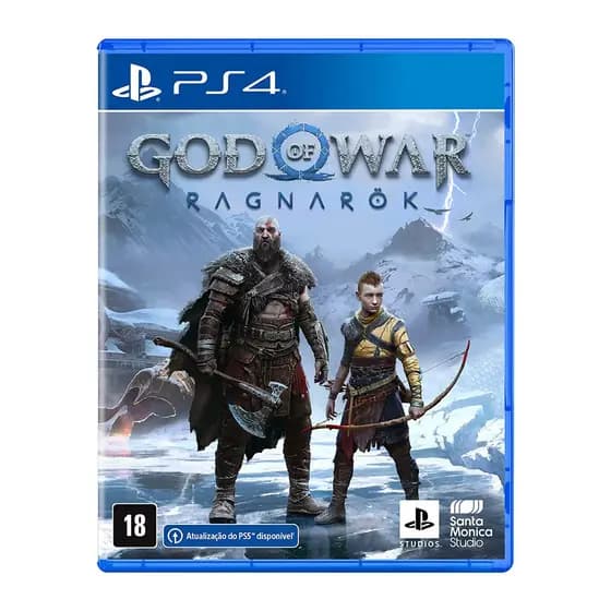 Jogo God of War: Ragnarok - Ps4 Mídia Física Lacrdo
