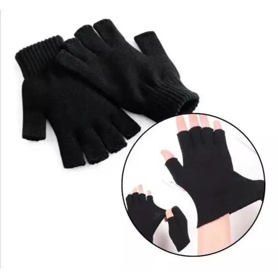 Luva Sem Dedo-kit Com 3 Pares