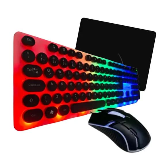 Kit Teclado E Mouse Gamer Pc Desk Computador