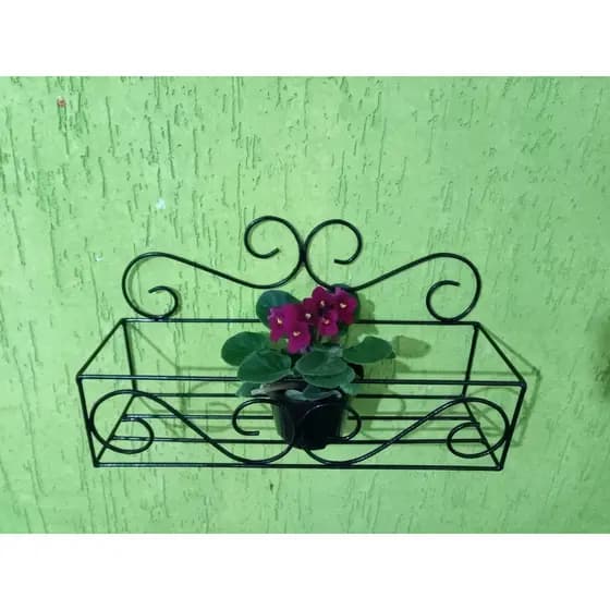 Suporte para Plantas em Ferro para Parede - Jardineira de Flores - Jardineira para Plantas - Porta Plantas Suculentas PROMOÇÃO