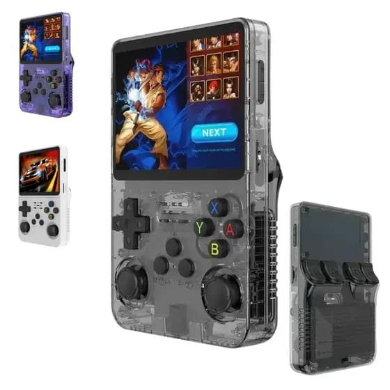Mini Video Game Portátil R36S Games Retro 15000 Jogos 64gb T&Z R36S