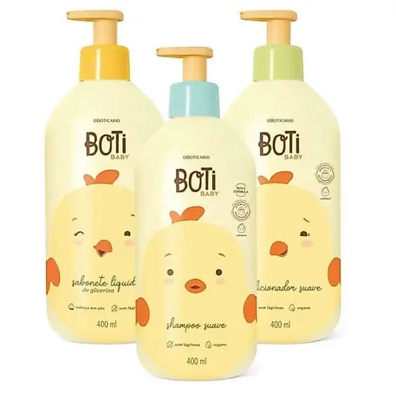 Boti Baby 400ml ou Refil 350ml - linha completa para cuidados com seu bebê, escolha seu item - oBoticário