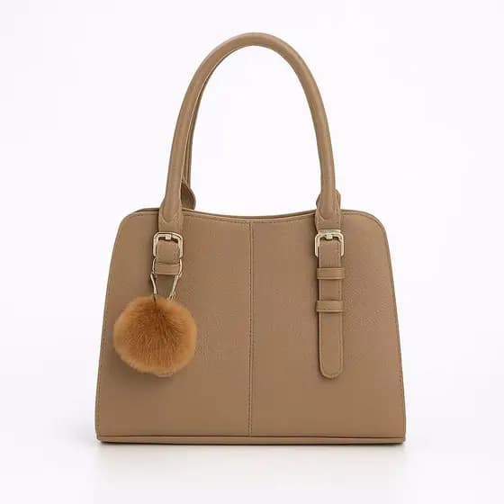 Bolsa Feminina Tote Tiracolo Transversal Média Com Alça Comprida Ajustável Regulável Chaveiro de Bombom Casual