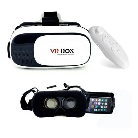 Óculos Vr Box- Celular - 3D Virtual + Controle Bluetooth - Melhor Preço