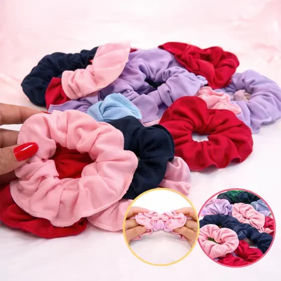 Kit 10 Scrunchie Rabicó Xuxa Amarrador de Cabelo Laço para cabelo