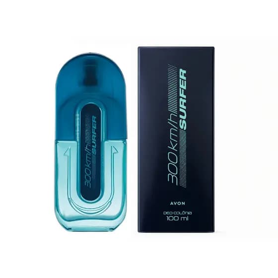 Deo Colônia Avon 300km/h Surfer 100 ml Masculina Frescor Oceânico Perfume Masculino Original