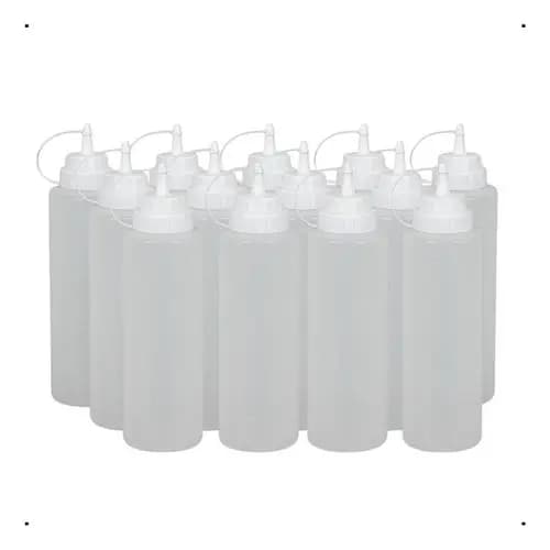 Bisnaga Profissional Condimentos 1 Litro Flexível 10 Frascos
