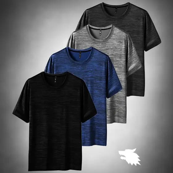 Kit 4 Camisetas Masculina Dry Fit Academia Treino Plus Size