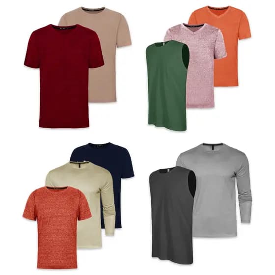 Kit 10 Camisetas Camisas Masculina Atacado Pequenos Defeitos