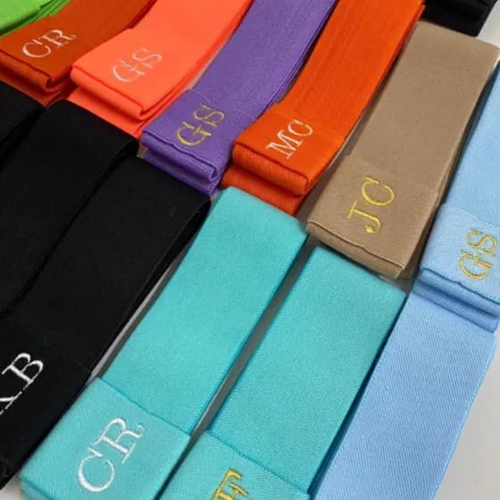 2 Faixas Personalizada Com Sua Inicial Elástico Para Chapéu de Palha Praia Acessórios P/ Chapéus