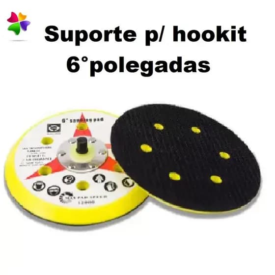 Suporte Para Hookit 6° Pol New Polish - Premium