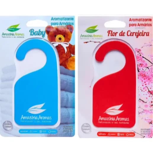 Kit com 3 unidades: Aromatizante para Armários Amazônia Aromas