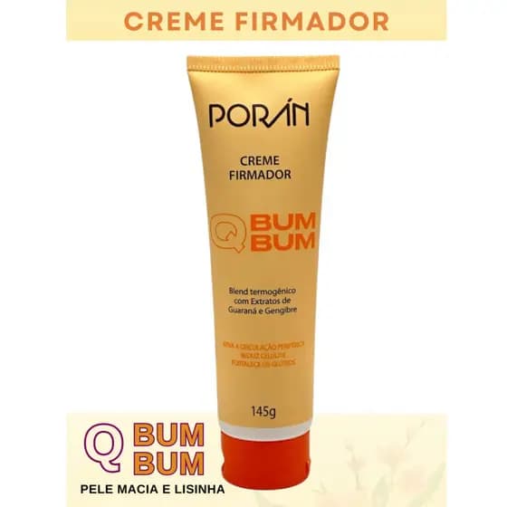 Hidratante Firmador Reduz Celulite Q BumBum Porán 145g