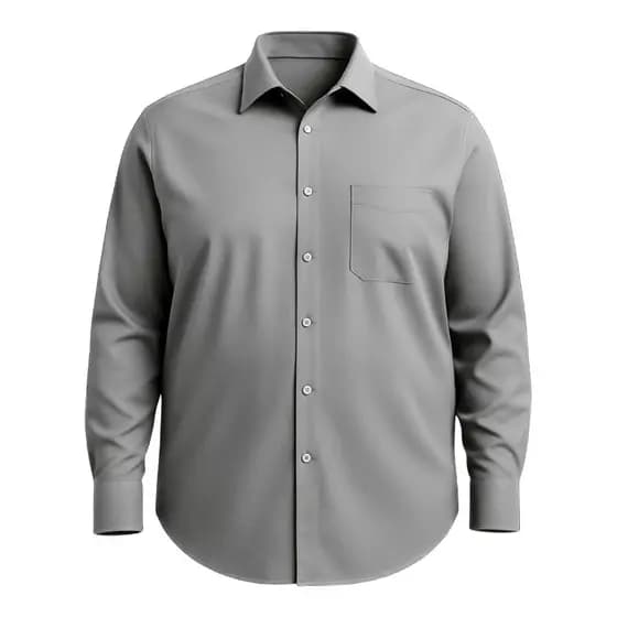 Camisa Social Masculina Plus Size Manga Longa Blusa Masculina Social Extra Grande Com Bolso Camiseta Social